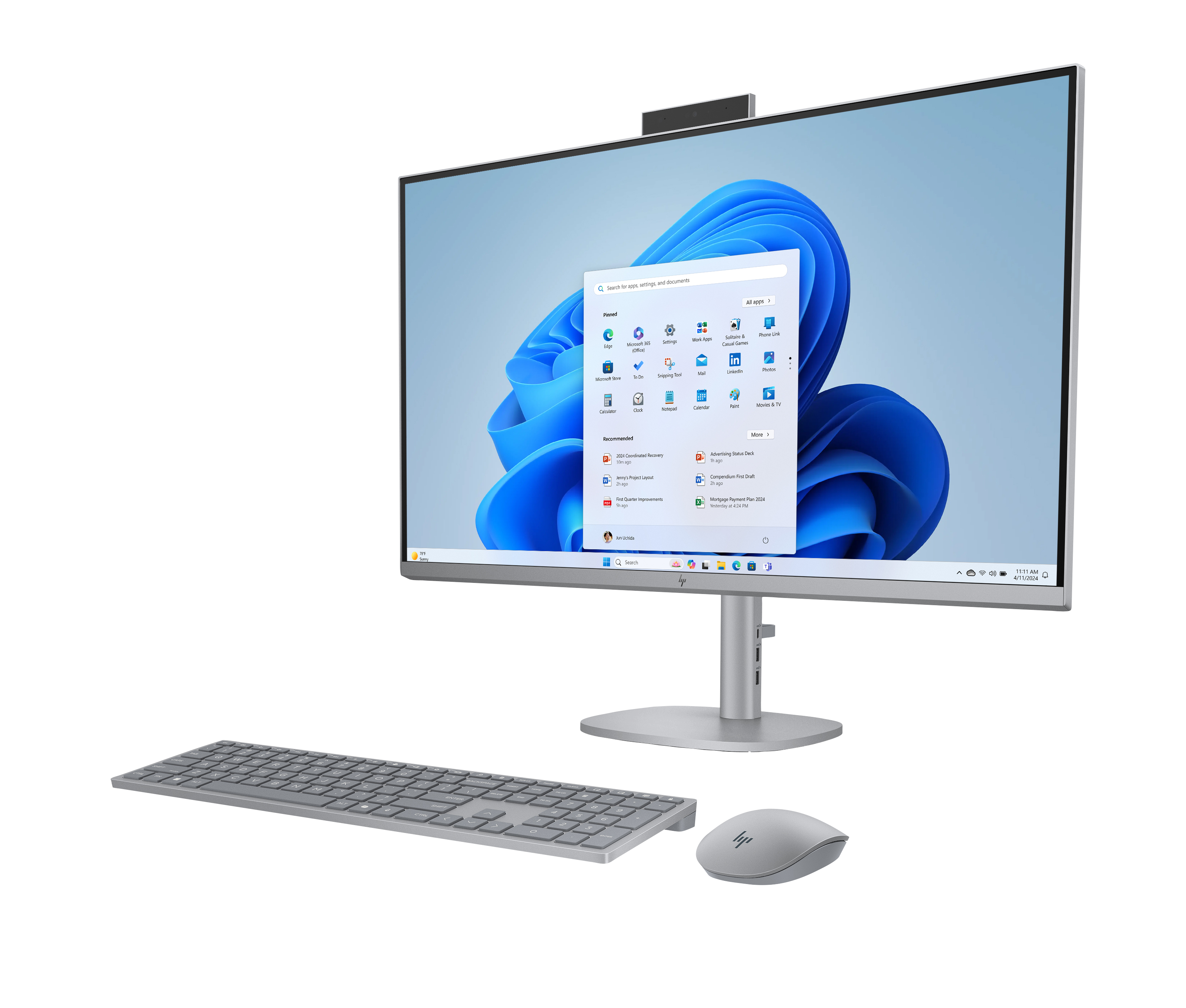 HP OmniStudio X32-c0670ng 80,01cm (31,5 ) Ultra 7 32GB 1TB – Ansicht 23