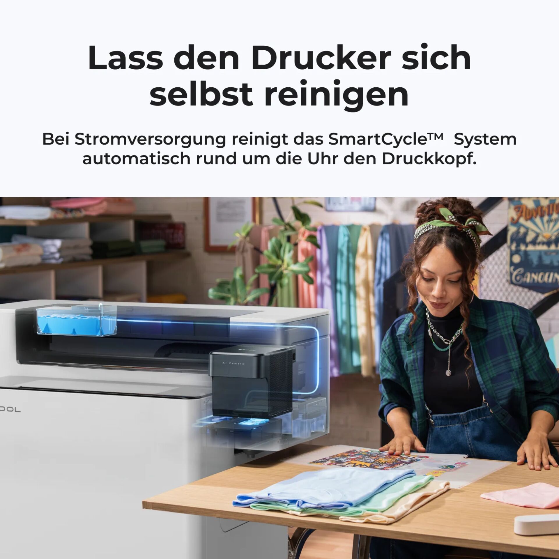 xTool Textildrucker Stoffdrucker inkl. Ofen - Ready2Use 220679_07