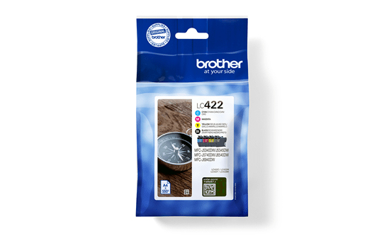 Brother Tintenpatronen LC-422VALDR Multipack -je 1x BK/M/C/Y- 96036086_9725151796
