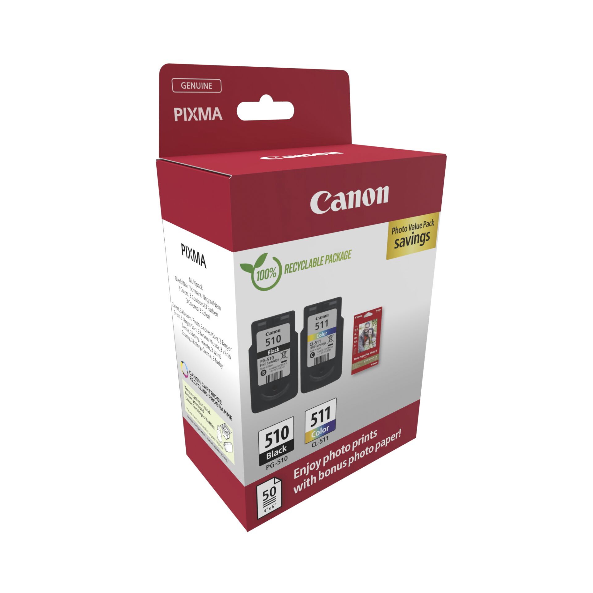 Canon PG-510 / CL-511 Photo Value Pack 826926_01