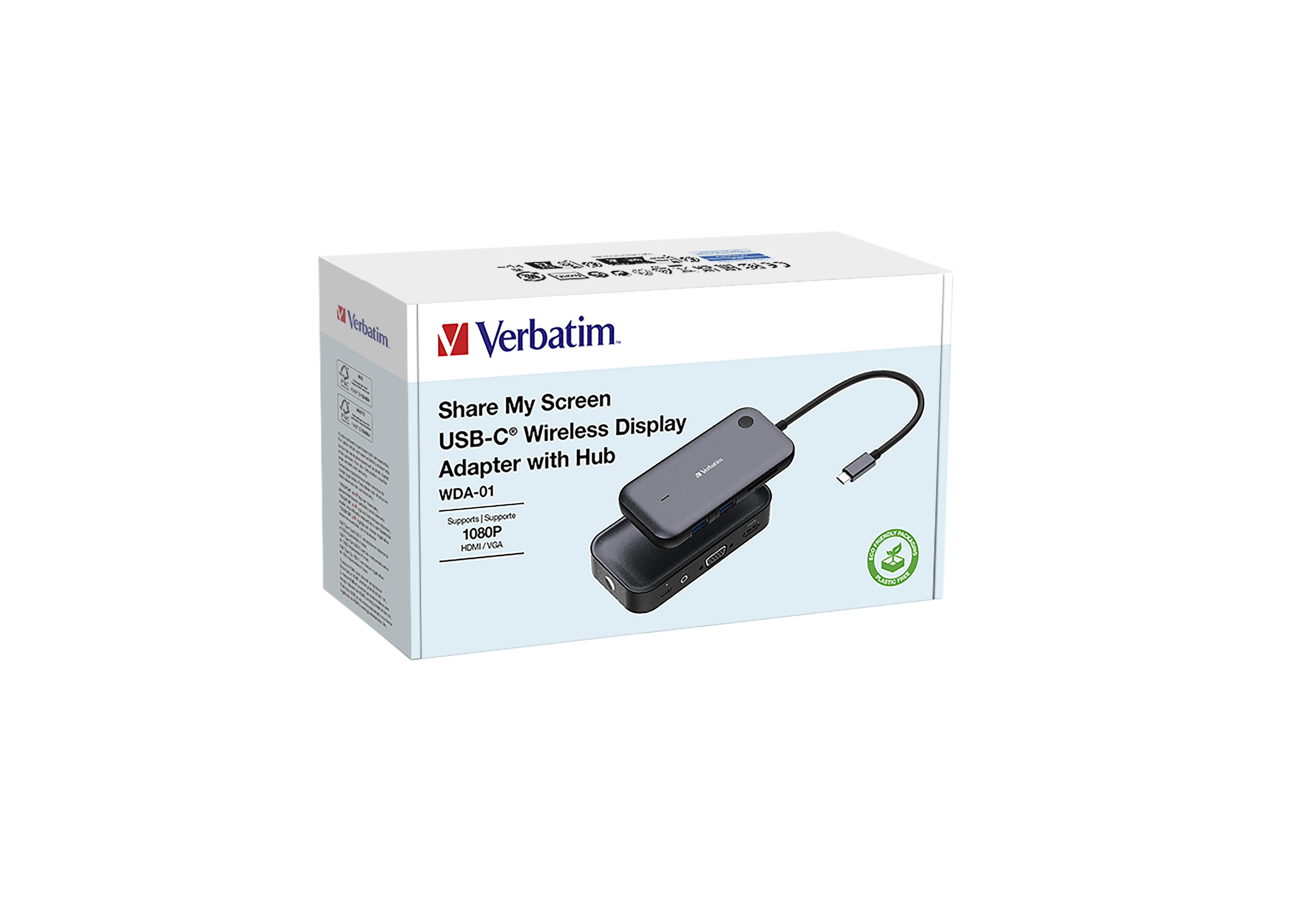 Verbatim Share My Screen USB-C Wirel.Displ.Ad. 1080P/Hub  32146 – Ansicht 5