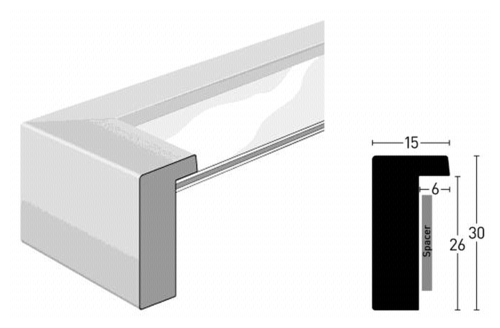 Nielsen Aura schwarz       24x30