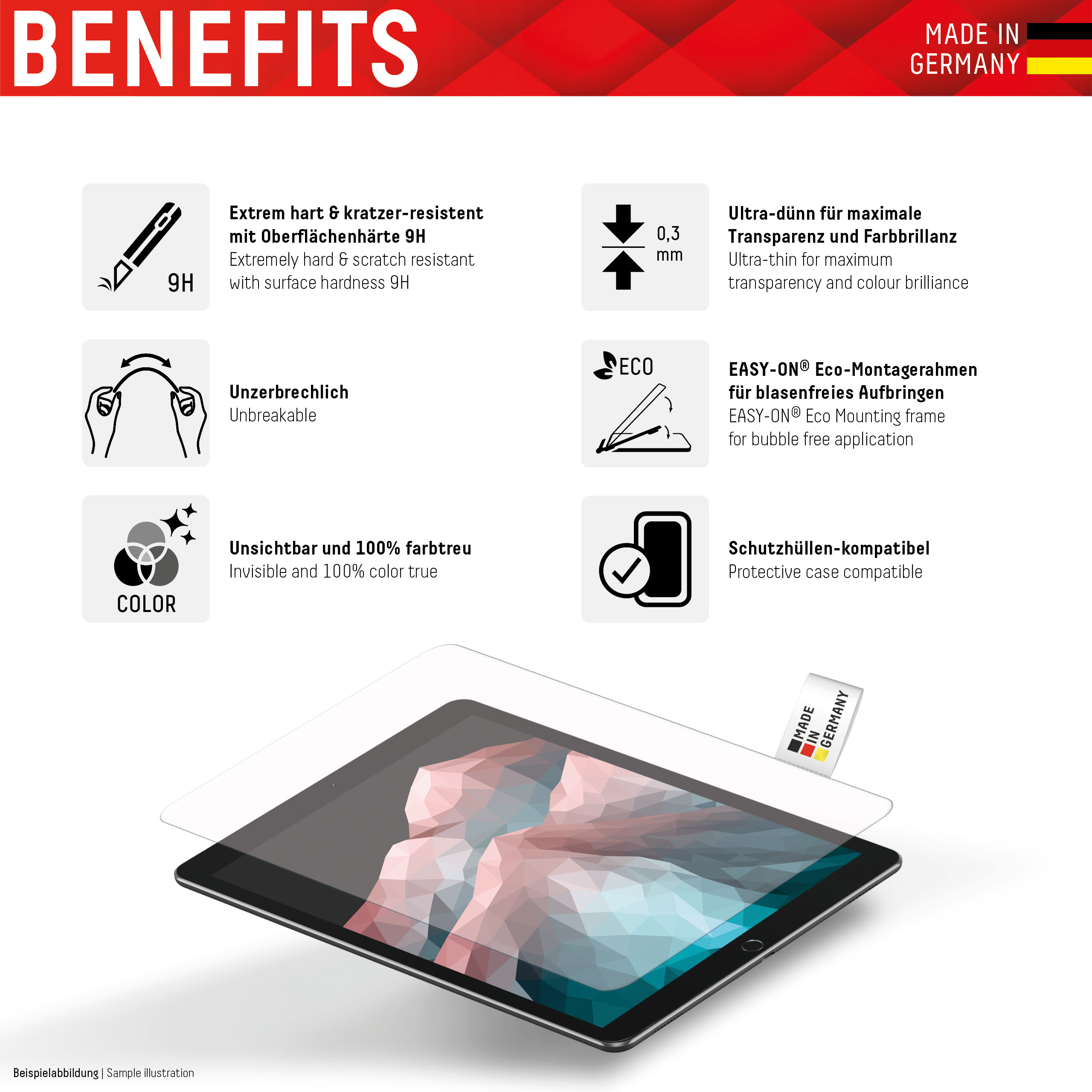 DISPLEX Tablet Glass iPad 10,9" -10. Gen., 2022- 106251126_2059019111