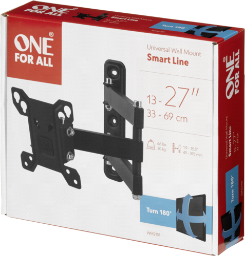 One for All TV Wandhalterung 27 Smart Turn 180