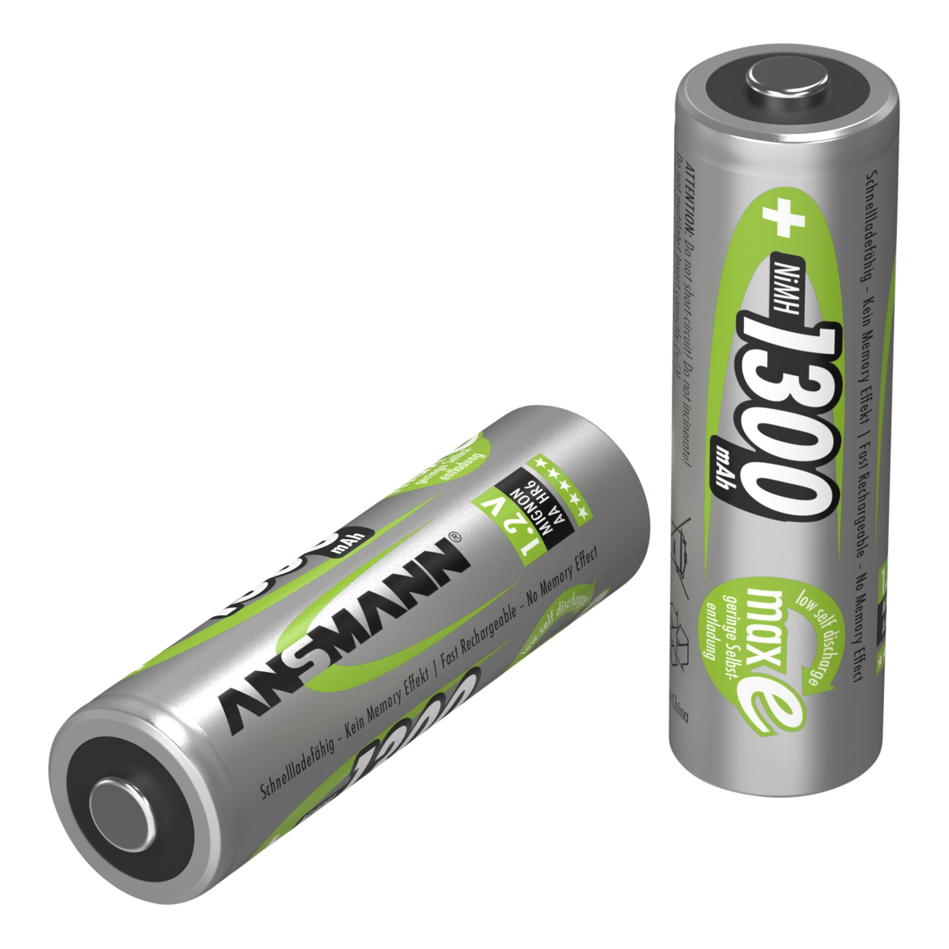 Ansmann Ladegerät Basic II inkl. 2 x AA 1300mAh Akku 1001-0119-01