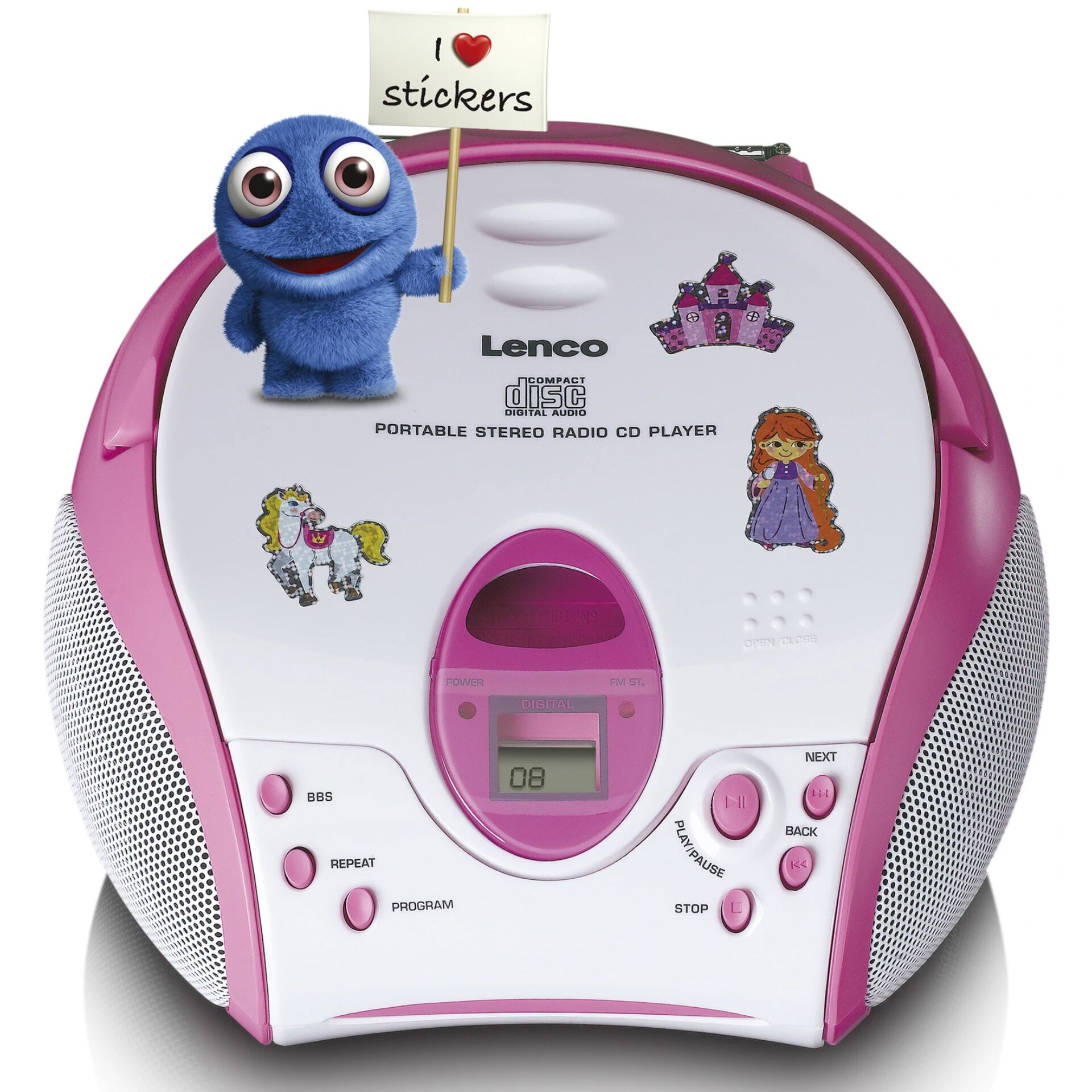 Lenco SCD-24kids pink