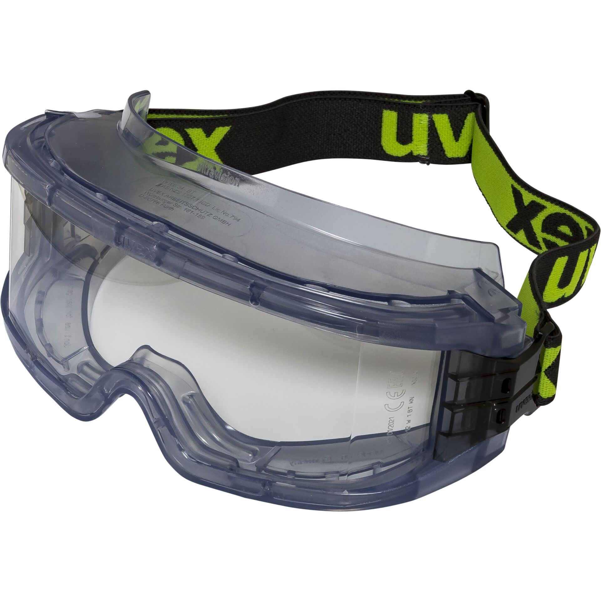 uvex Vollsichtbrille ultravision grau