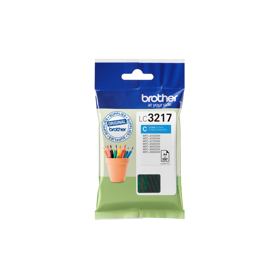 Brother LC-3217C 550Seiten Cyan Tintenpatrone