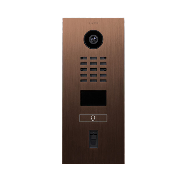 DoorBird D2101FV IP Video Türstation Fingerprint 50, Bronze