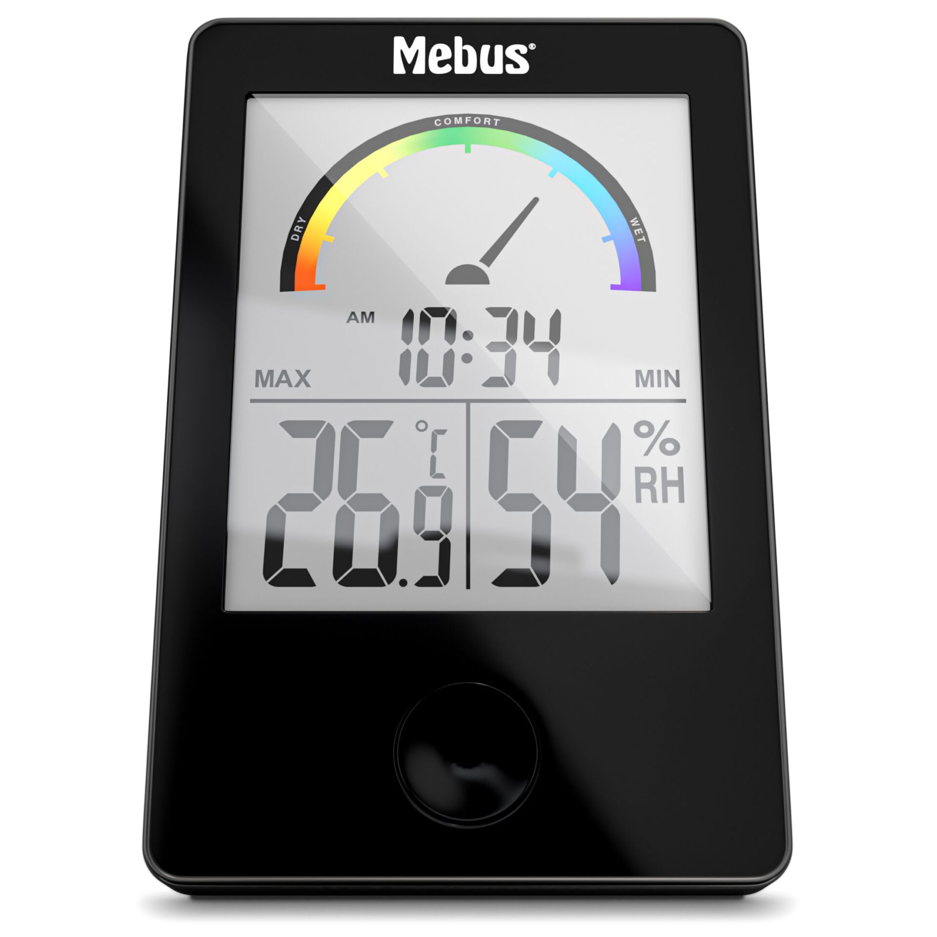 Mebus 40929 Thermo-Hygrometer        schwarz