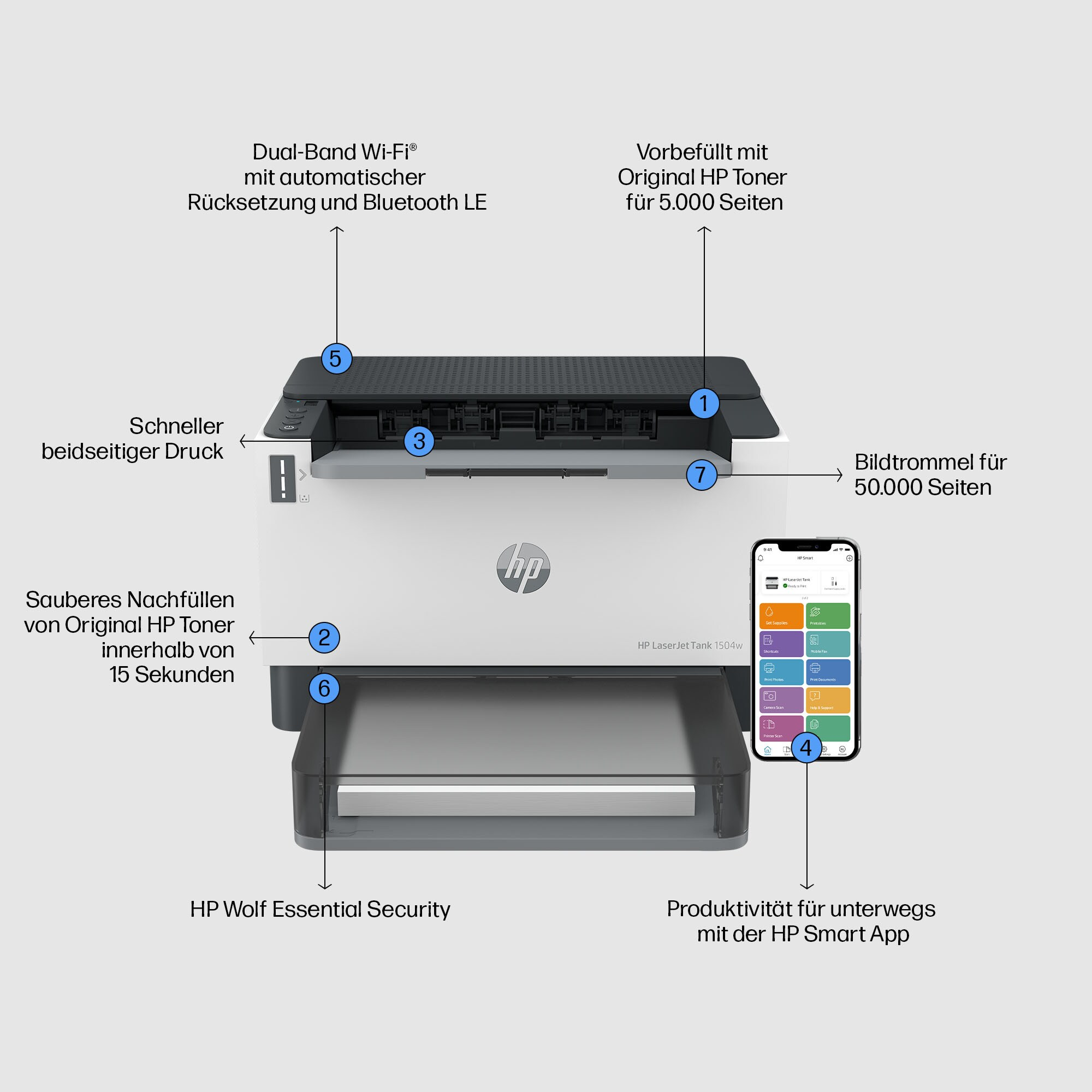 HP LaserJet Tank 1504w Monolaserdrucker 93992546_6055226606