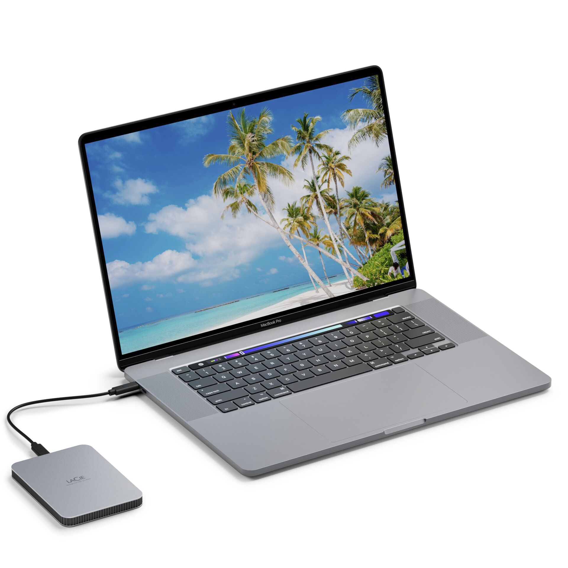 LaCie Mobile Drive           1TB Moon Silver USB 3.2 Type C