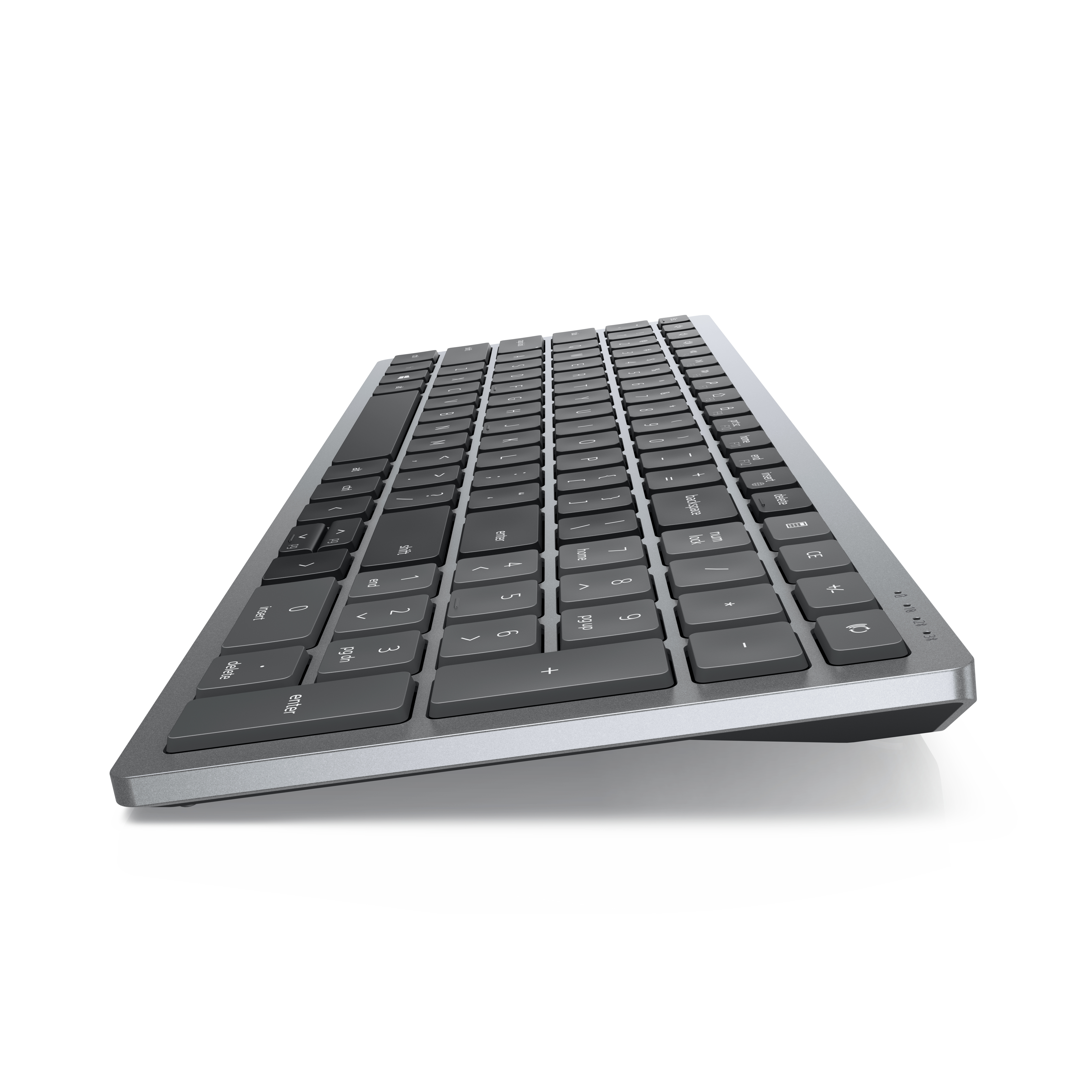 DELL KM7120W Tastatur RF Wireless + Bluetooth QWERTZ Deutsch Grau, Titan