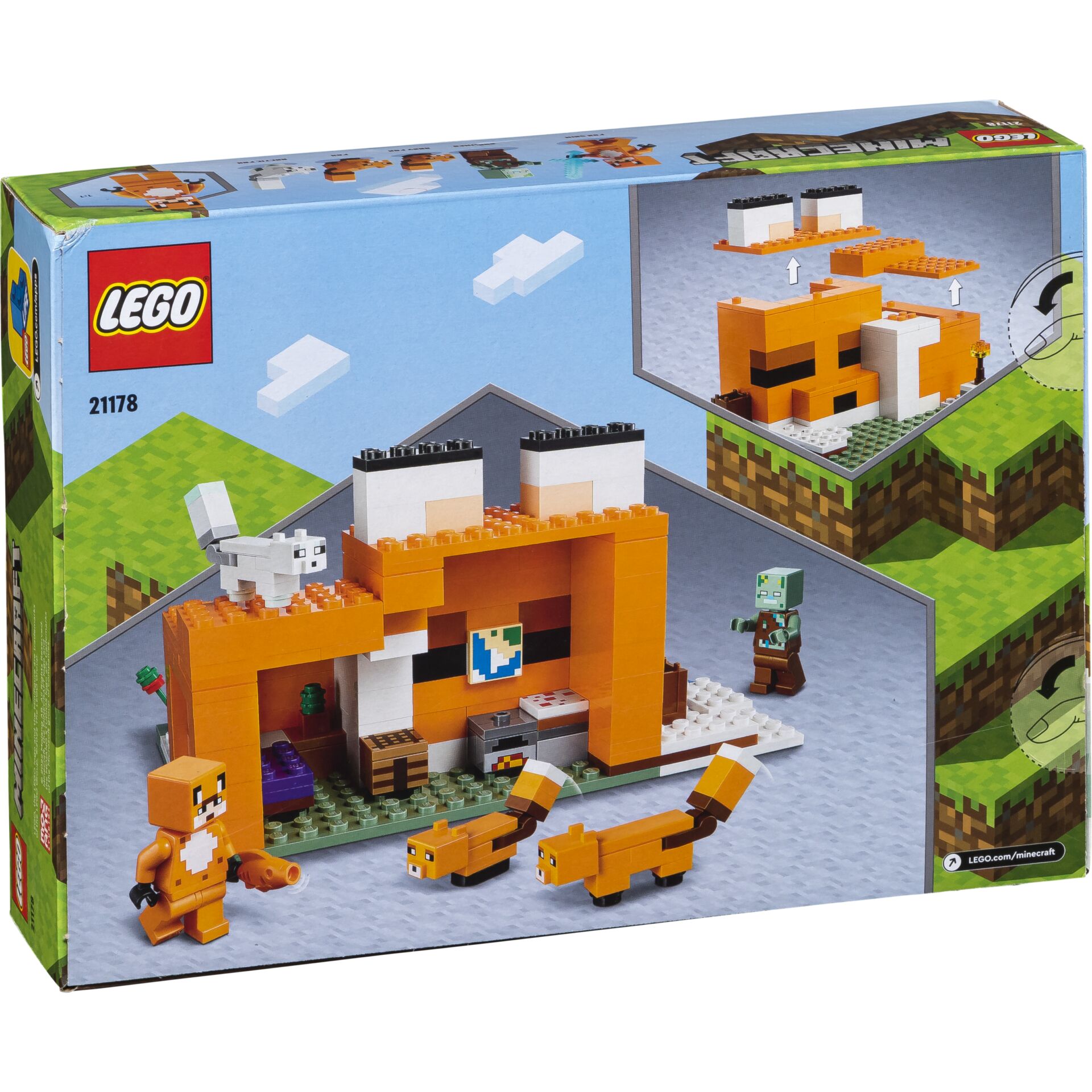 LEGO Minecraft 21178 Die Fuchs-Lodge