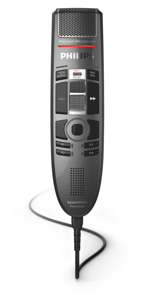 Philips SpeechMike Premium Touch Grau, Metallisch