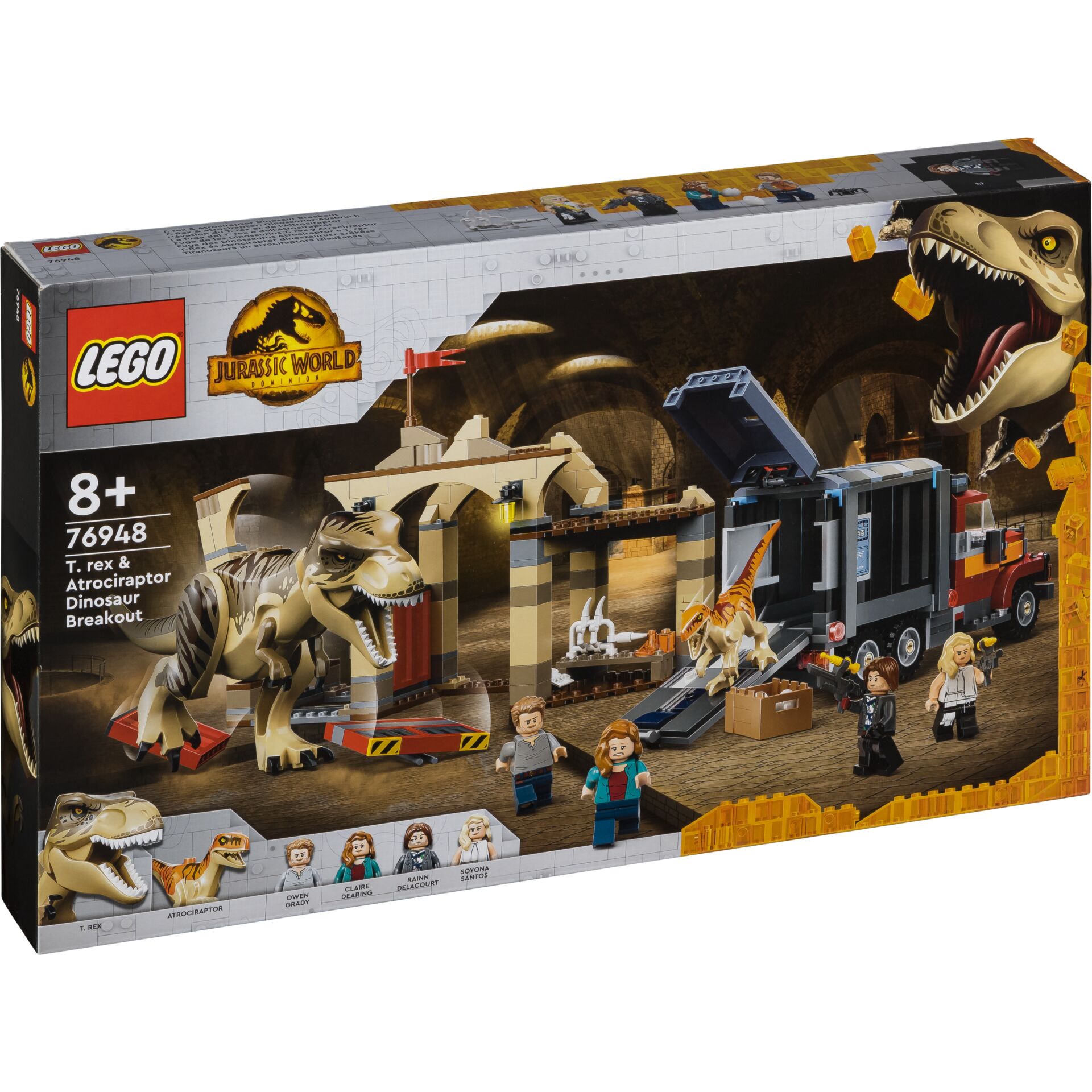 LEGO Jurassic 76948     T-Rex & Atrociraptor:Dinosaurier-Ausbruc