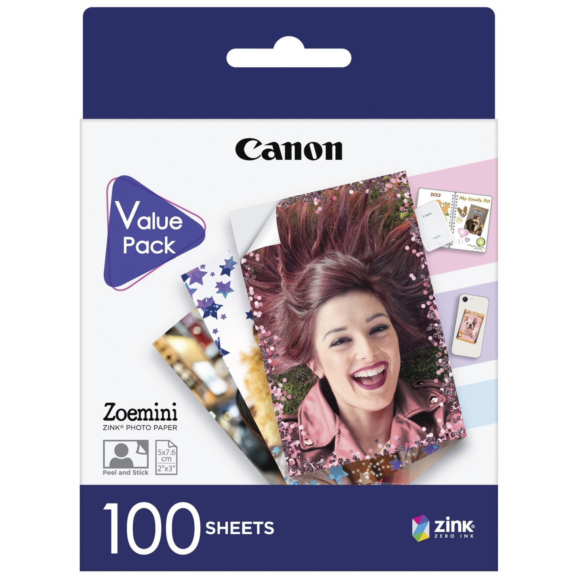 Canon ZP-2030 ZINK Paper 5 x 7,5 cm (100 Blatt) 813801_01