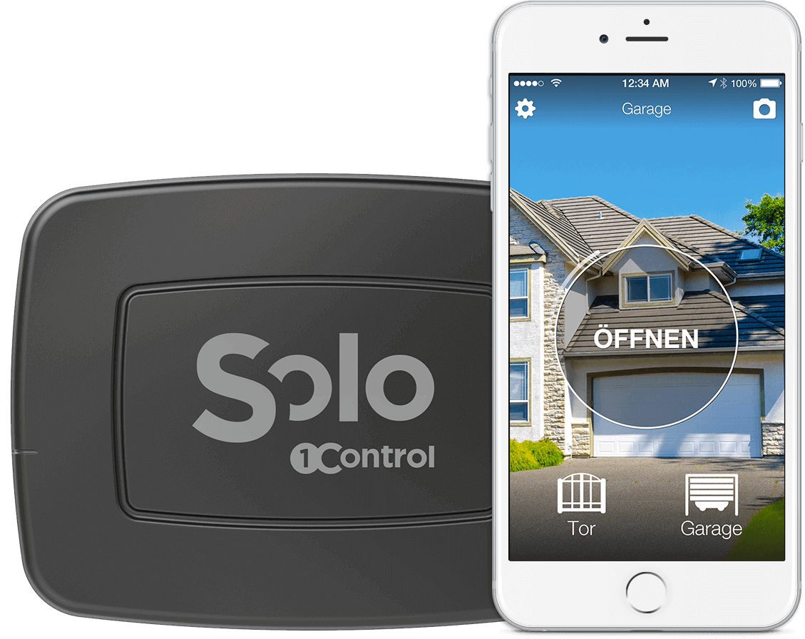 1Control SOLO + SOLO KIT - Öffner für Garage Bluetooth LE 4 für iPhone und Android