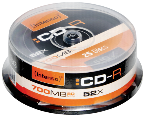 "1x25 Intenso CD-R 80 / 700MB"
