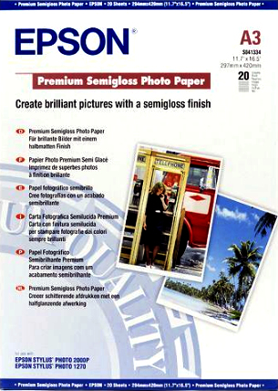 Epson Fotopapier Premium Seidenmatt C13S041334 -A3-20 Blatt- 20668_4229944332