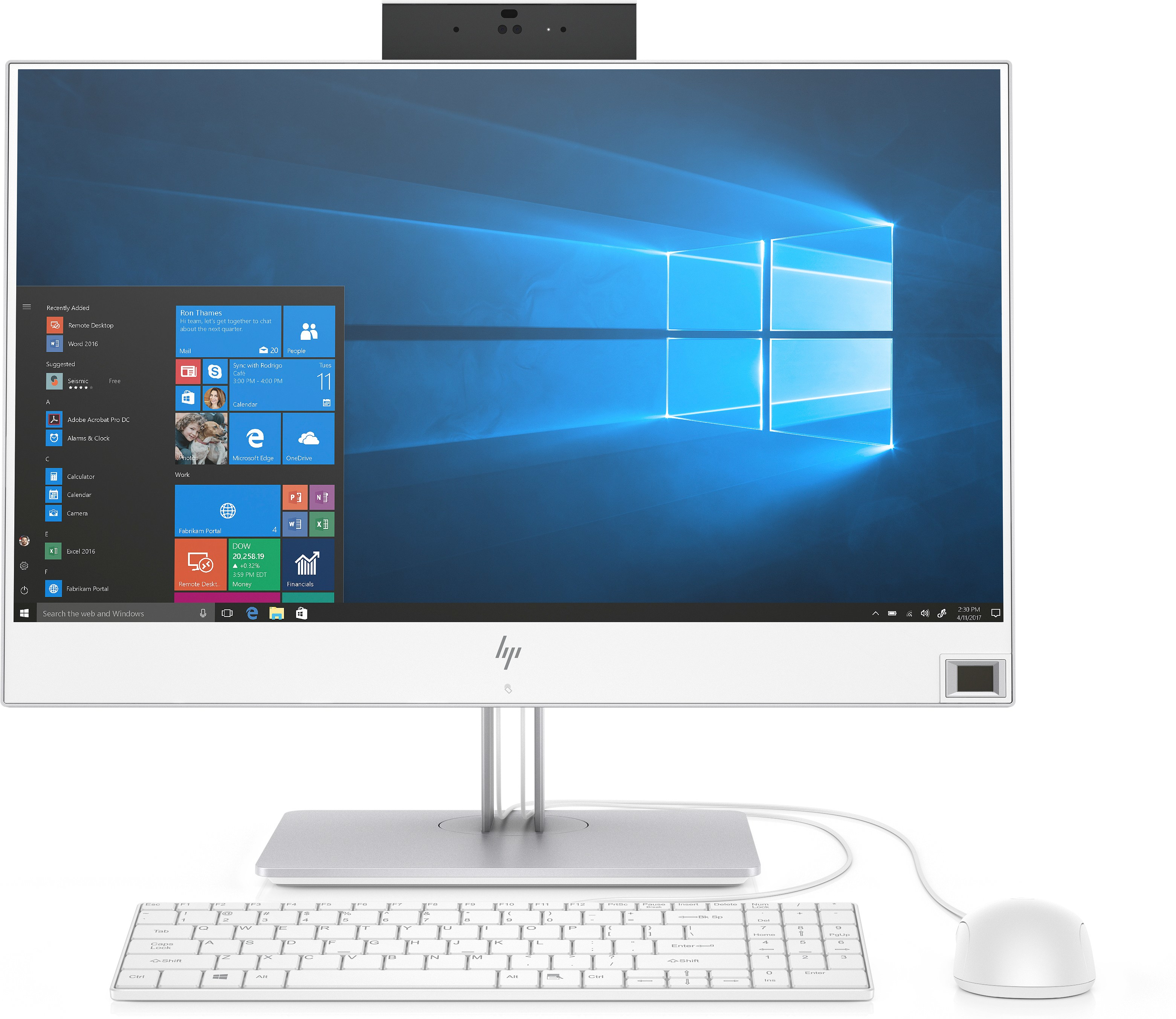 HP EliteOne 800 G4 Healthcare Edition 60,5 cm (23.8 Zoll) 1920 x 1080 Pixel 3 GHz Intel® Core™ i5 der achten Generation i5-8500 All-in-One-PC