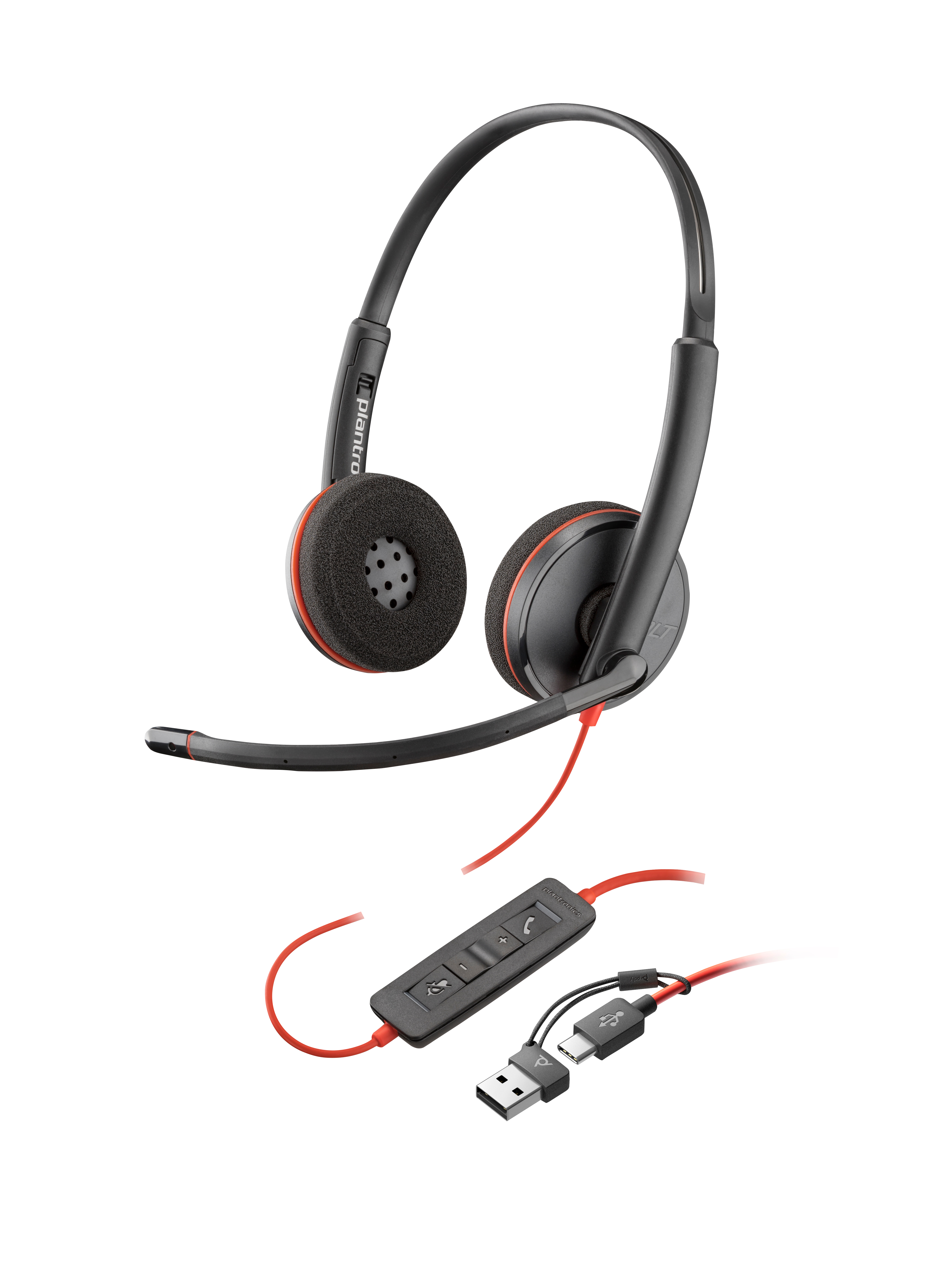 Poly Ersatz Headset Blackwire C3225 binaural 3,5 mm – Ansicht 3