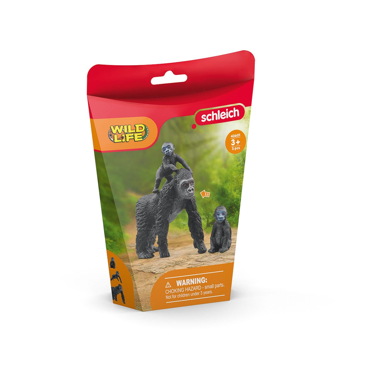 Schleich Wild Life         42601 Flachland Gorilla Familie