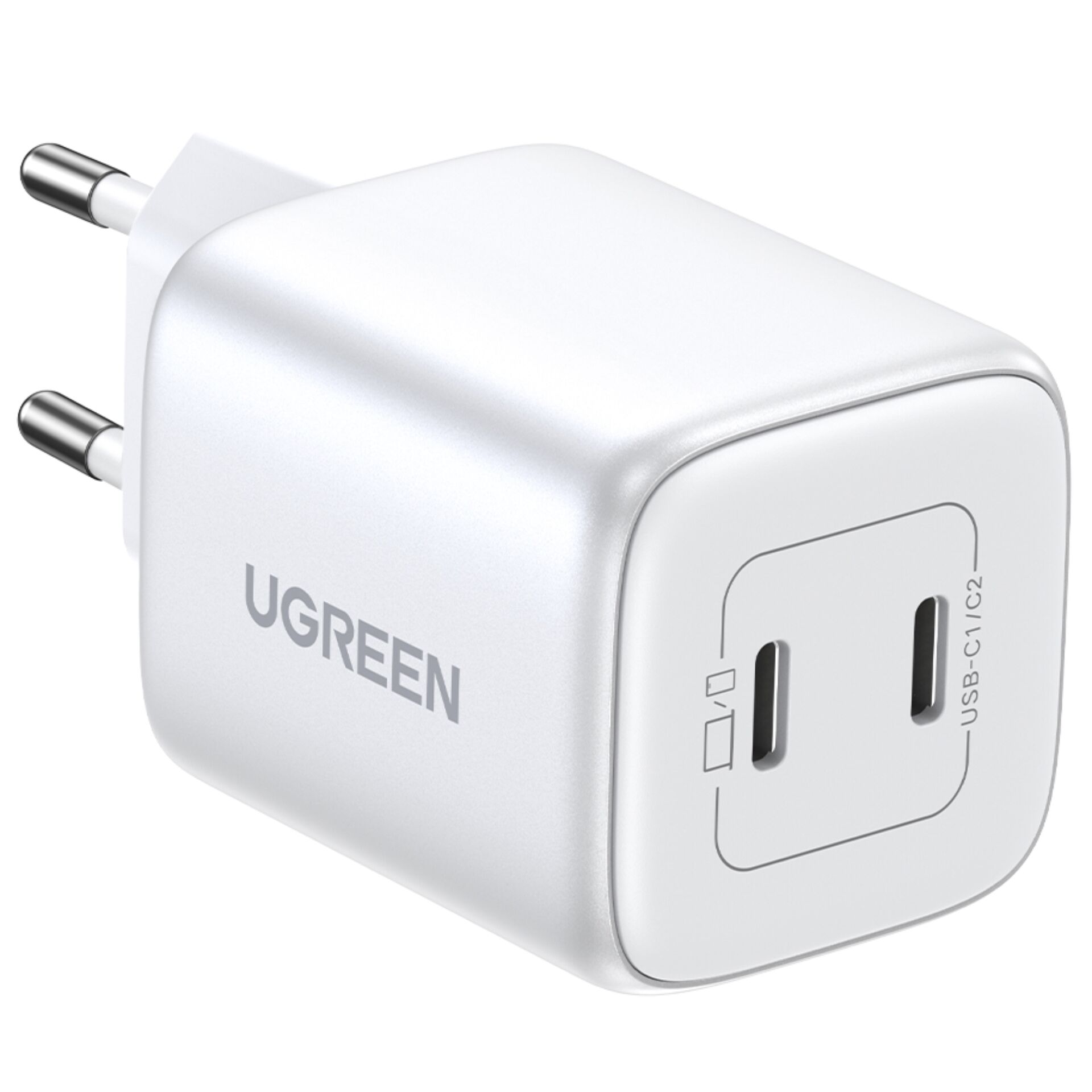 UGREEN Nexode 45W Dual USB-C PD Charger (25W+20W) white 784422_02