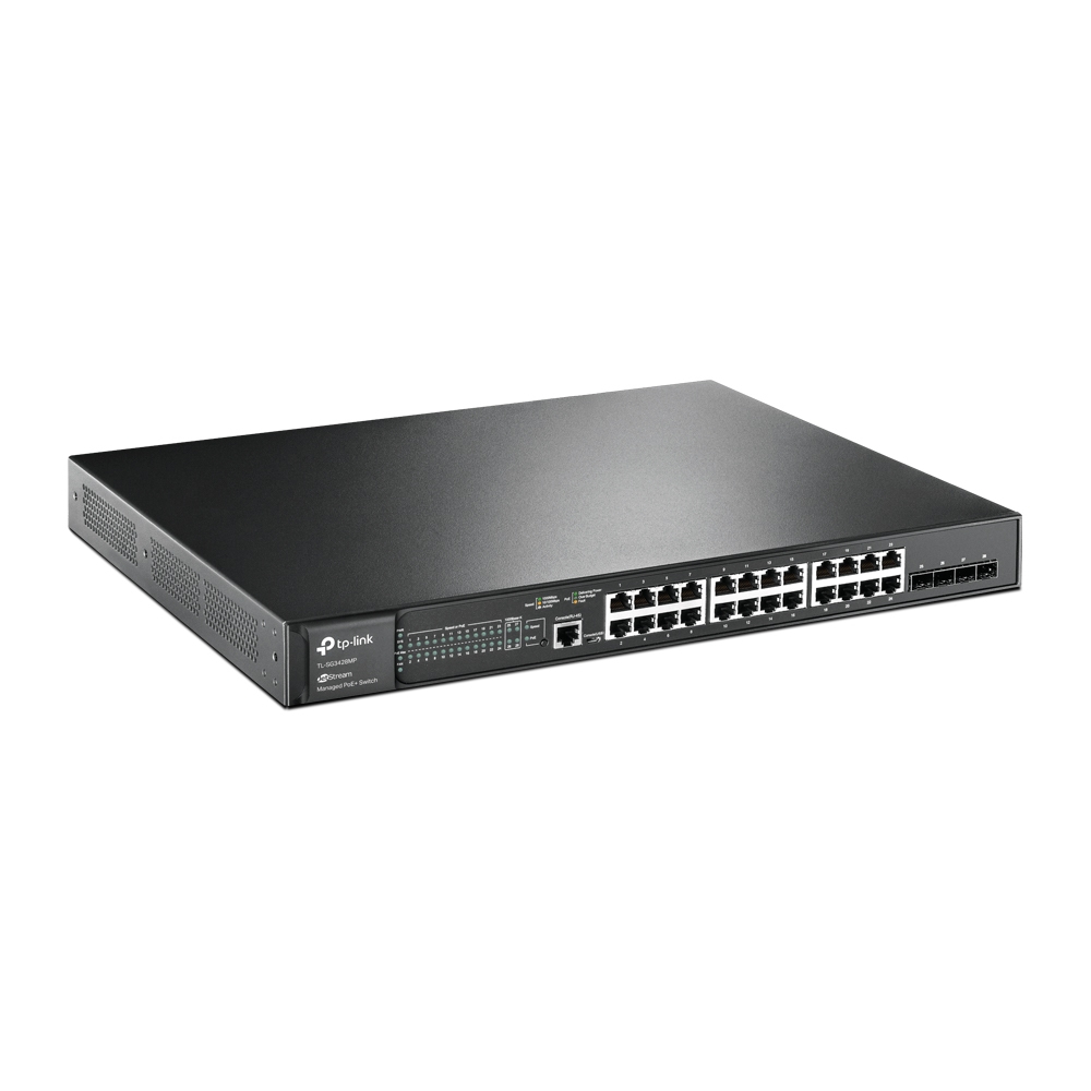 TP-Link TL-SG3428MP 24-Port Gigabit L2 Managed PoE+ Switch 86095224_9642659572