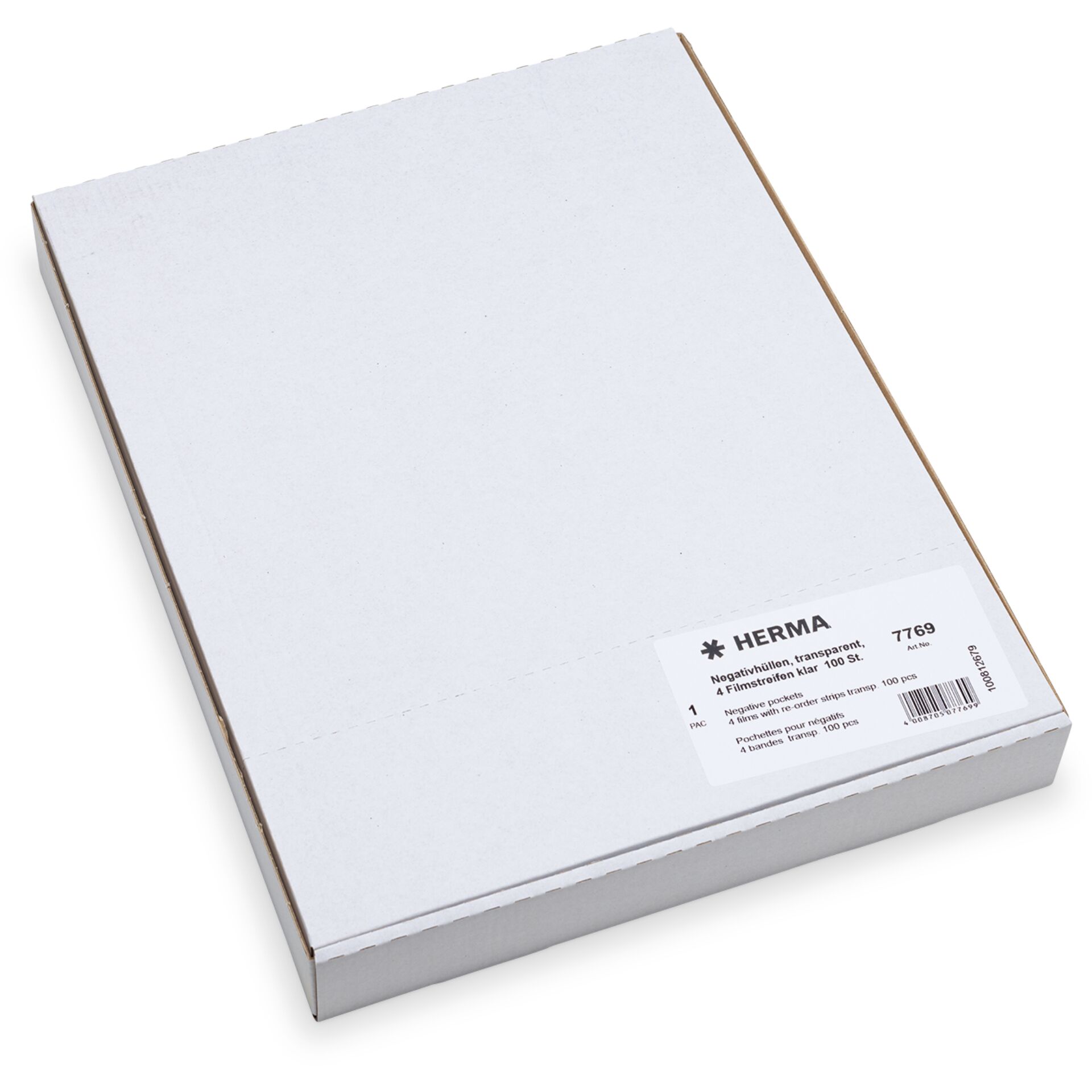 Herma Neg.-hüllen MF PP klar         100 Blatt   7769 647248_01