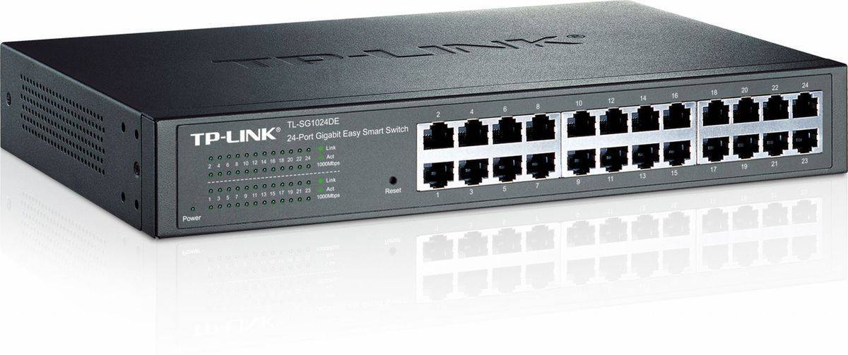 TP-LINK TL-SG1024DE Managed L2 Gigabit Ethernet (10/100/1000) Schwarz