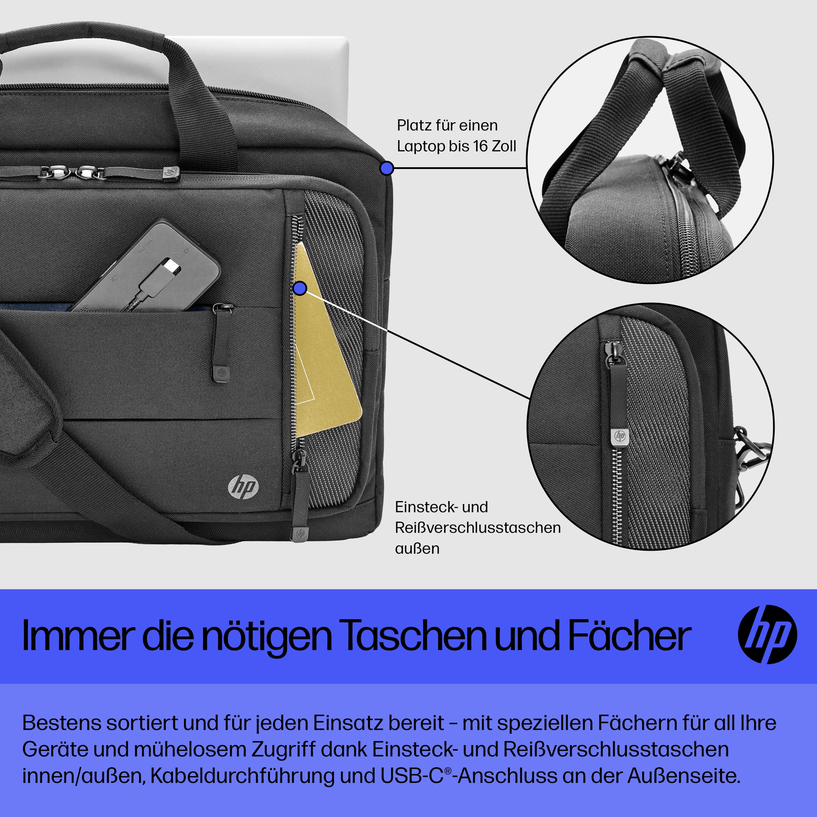 HP Renew Executive Laptoptasche -16 Zoll- 5d3a34ca7ec20dbaf11264d50d255cc7