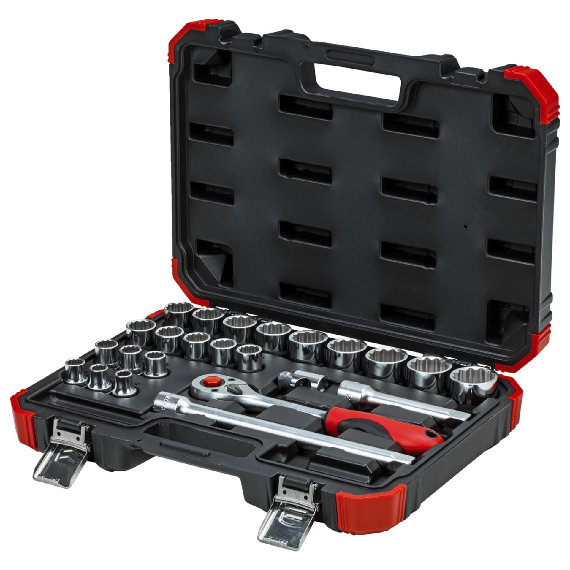 GEDORE red Steckschluessel-Satz 1/2 24-teilig 12-kant 820612_00