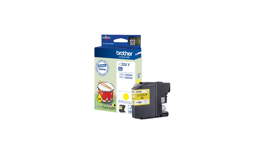 Brother LC-22UY 1200Seiten Gelb Tintenpatrone