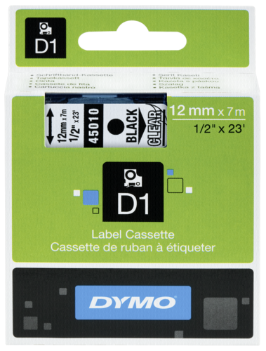 Dymo D1 Schriftband 12 mm x 7 m