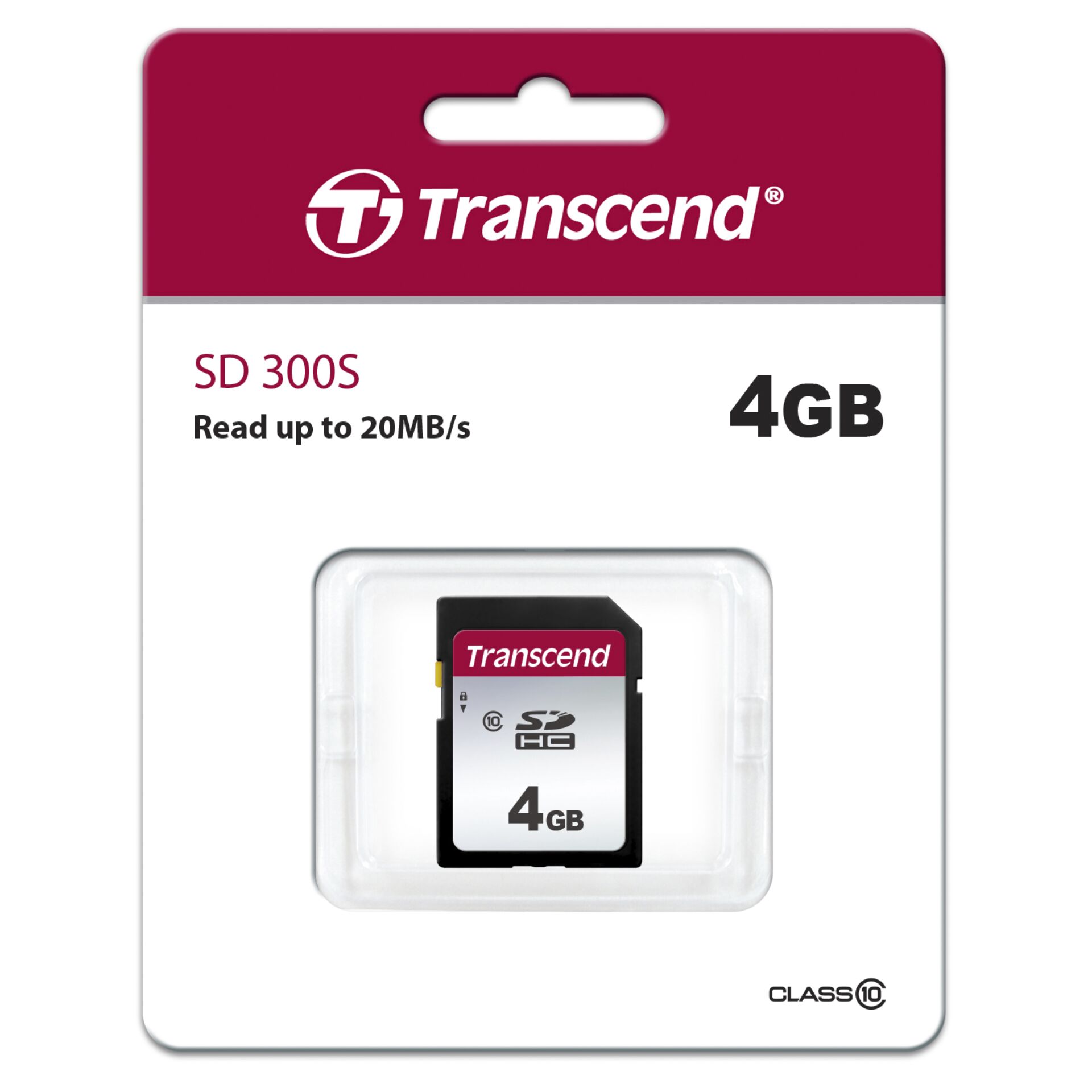 Transcend SDHC 300S          4GB Class 10 414486_01