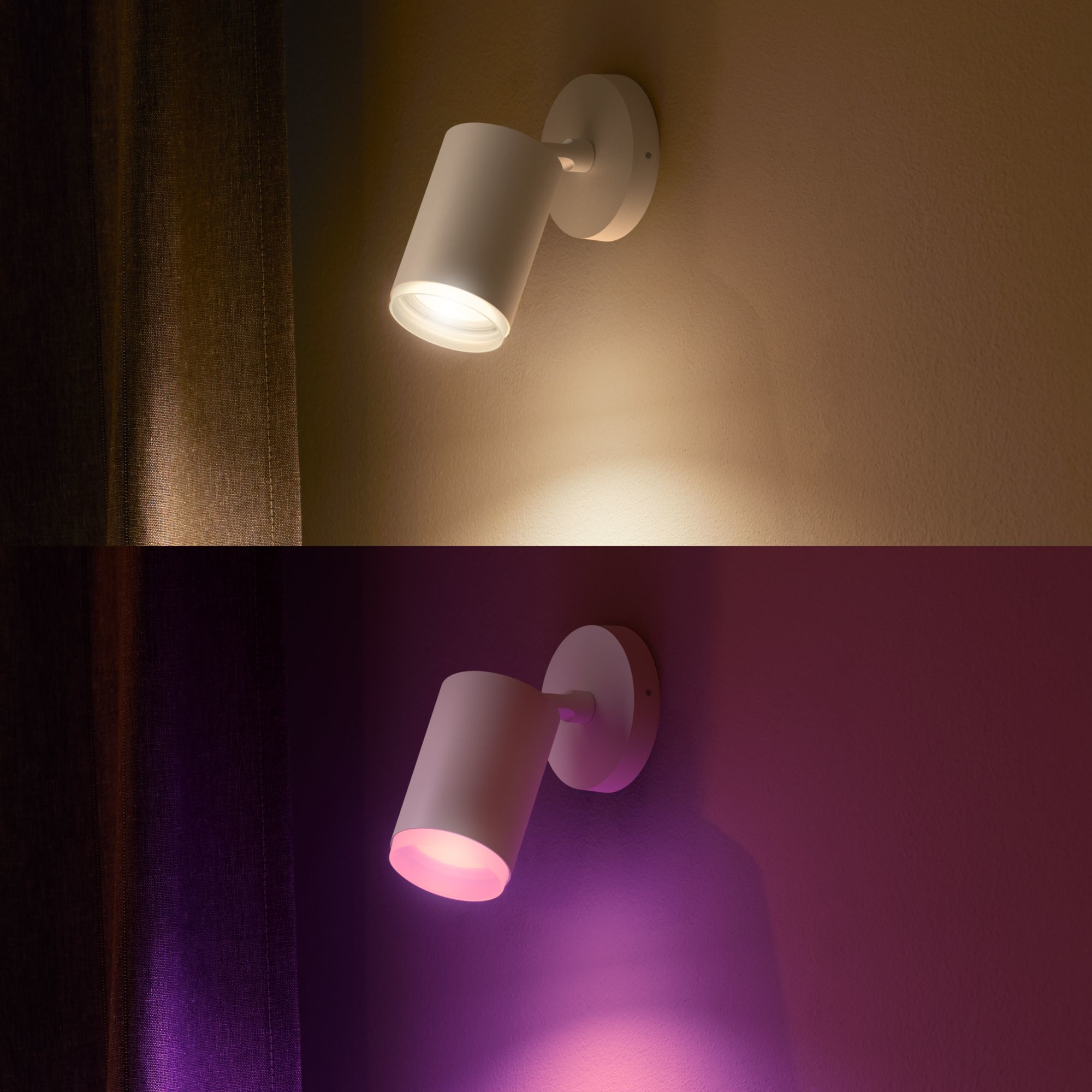 Philips Hue White&Col. Amb. Fugato Spot 1 flg. weiß 350lm 72741646_4510720223