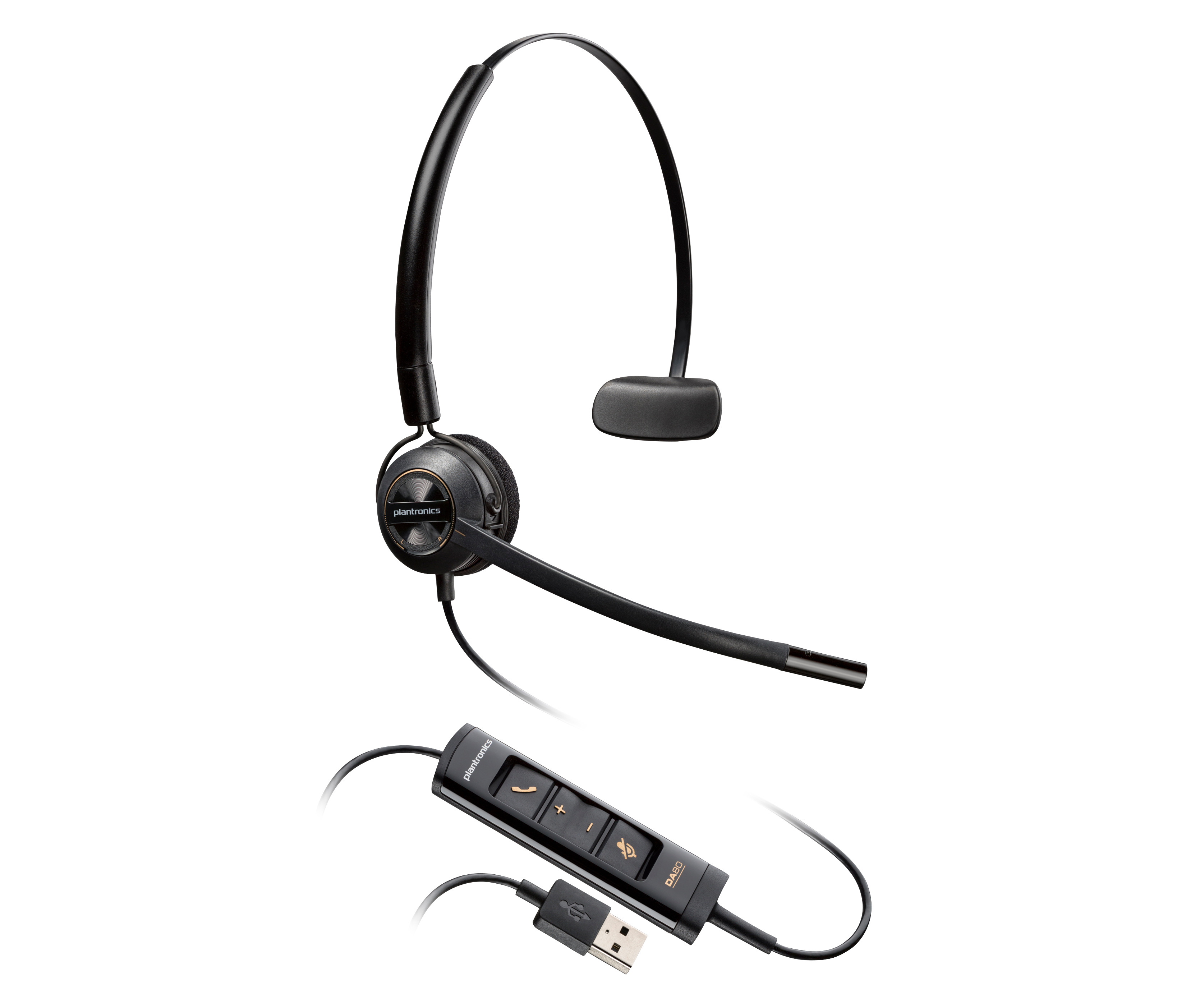Poly Headset EncorePro 545 konvertibel USB-A & USB-C – Ansicht 1