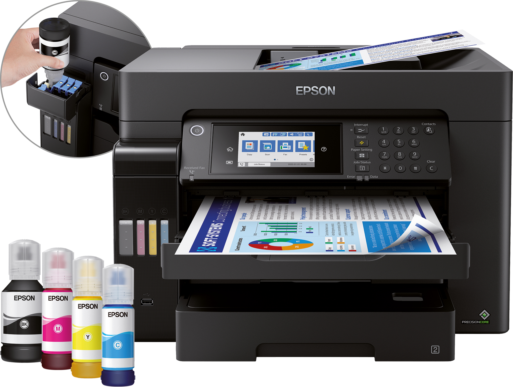 Epson EcoTank ET-16600 4in1 Tintenstrahl MFP Tintentank A3