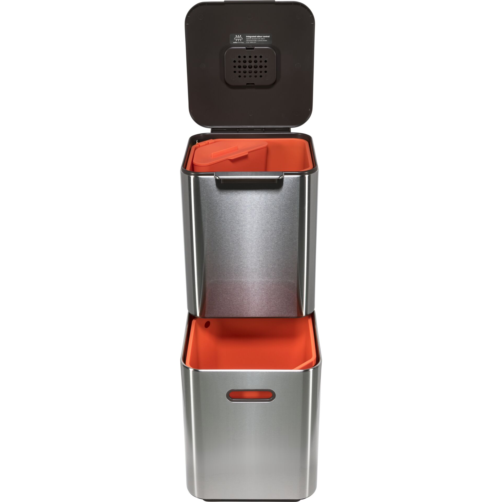 Joseph Joseph Mülleimer Totem 40 L Edelstahl 788517_01