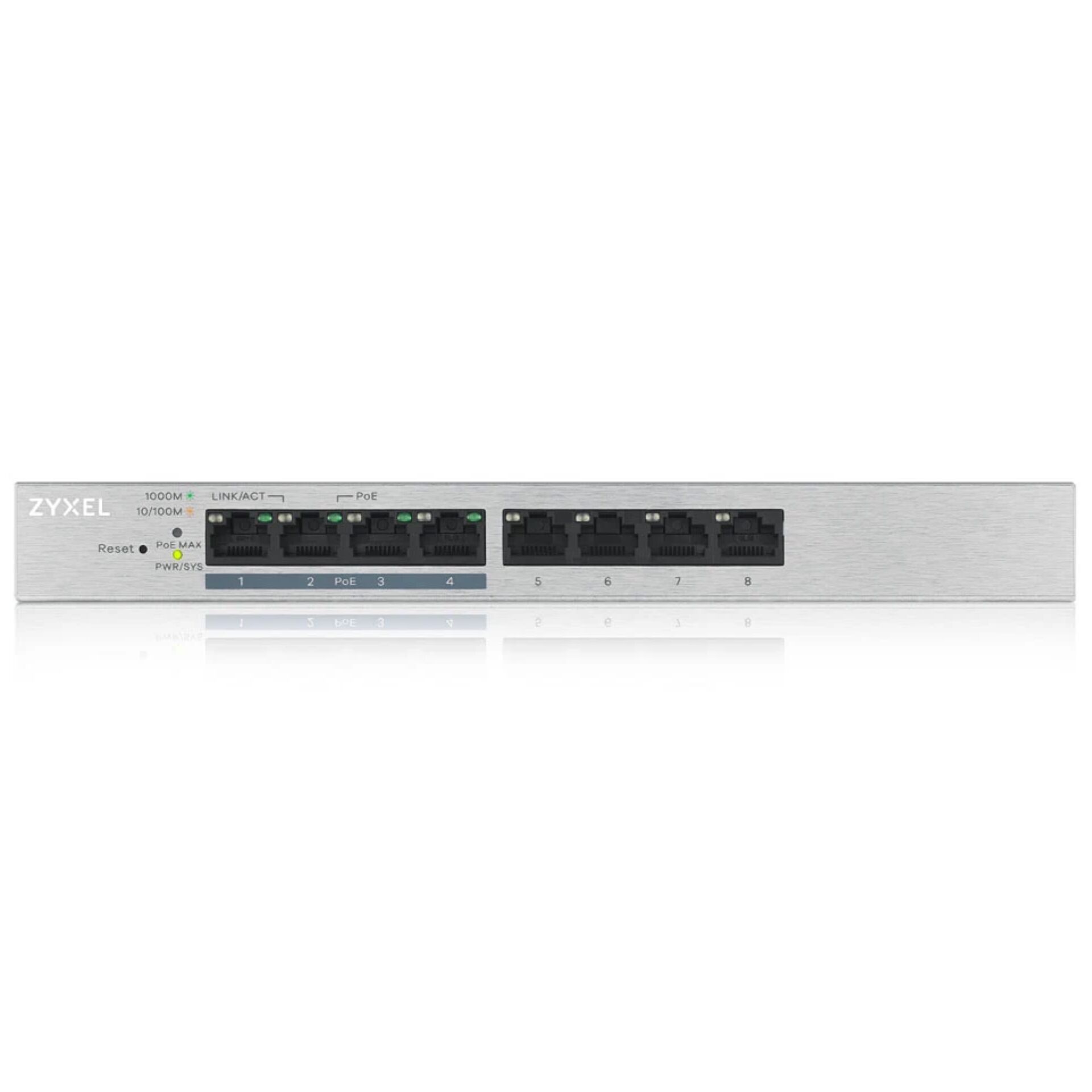 Zyxel GS1200-8HP V2 8-Port PoE+ Switch