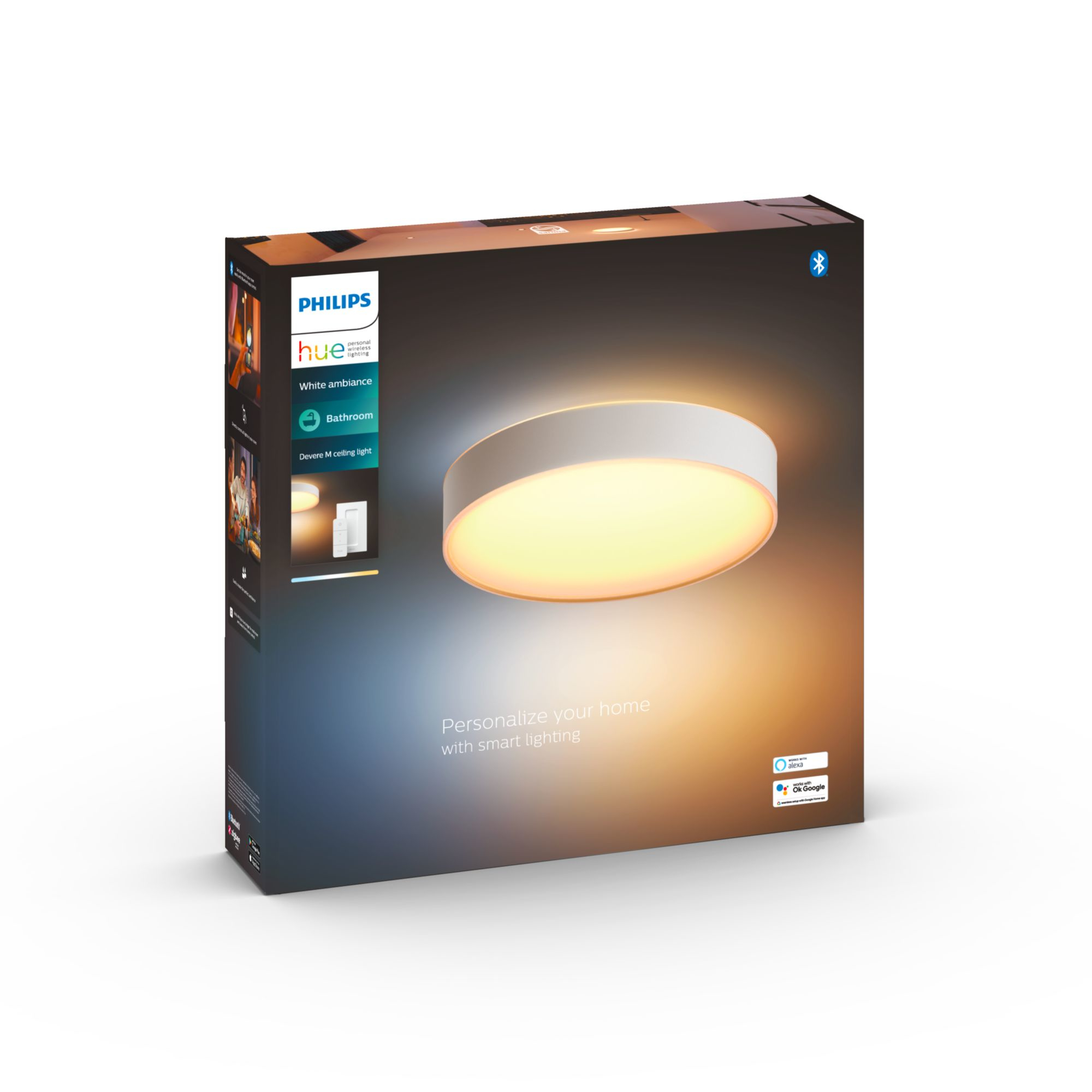 Philips Hue White Amb. Devere Deckenleu M weiß 2400lm m DS 92899728_8872043308