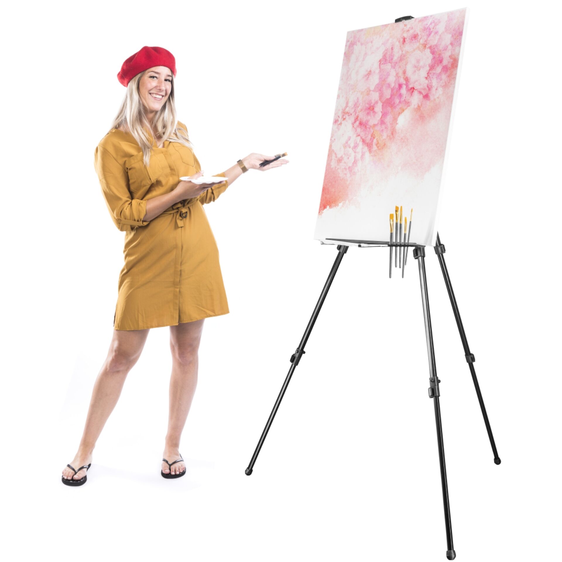 walimex pro Atelierstaffelei Aluminium XXL 205cm