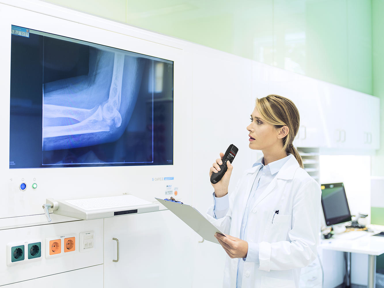 Philips SpeechMike Premium Air Grau, Metallisch