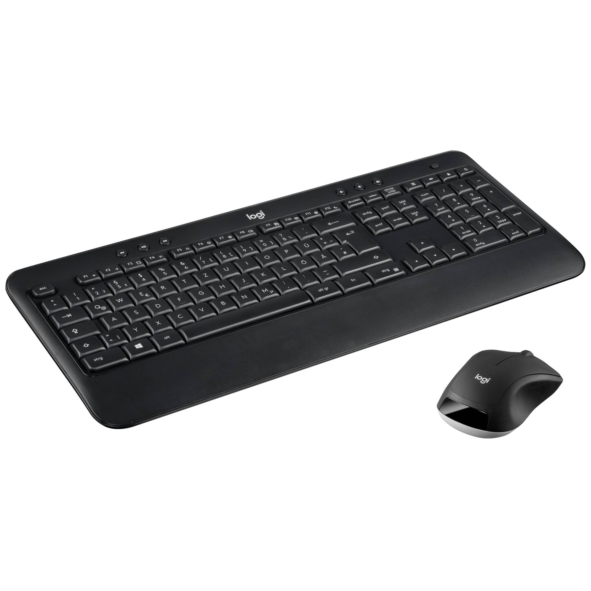 Logitech MK540 Advanced Tastatur RF Wireless QWERTZ Deutsch Schwarz, Weiß 396566_01