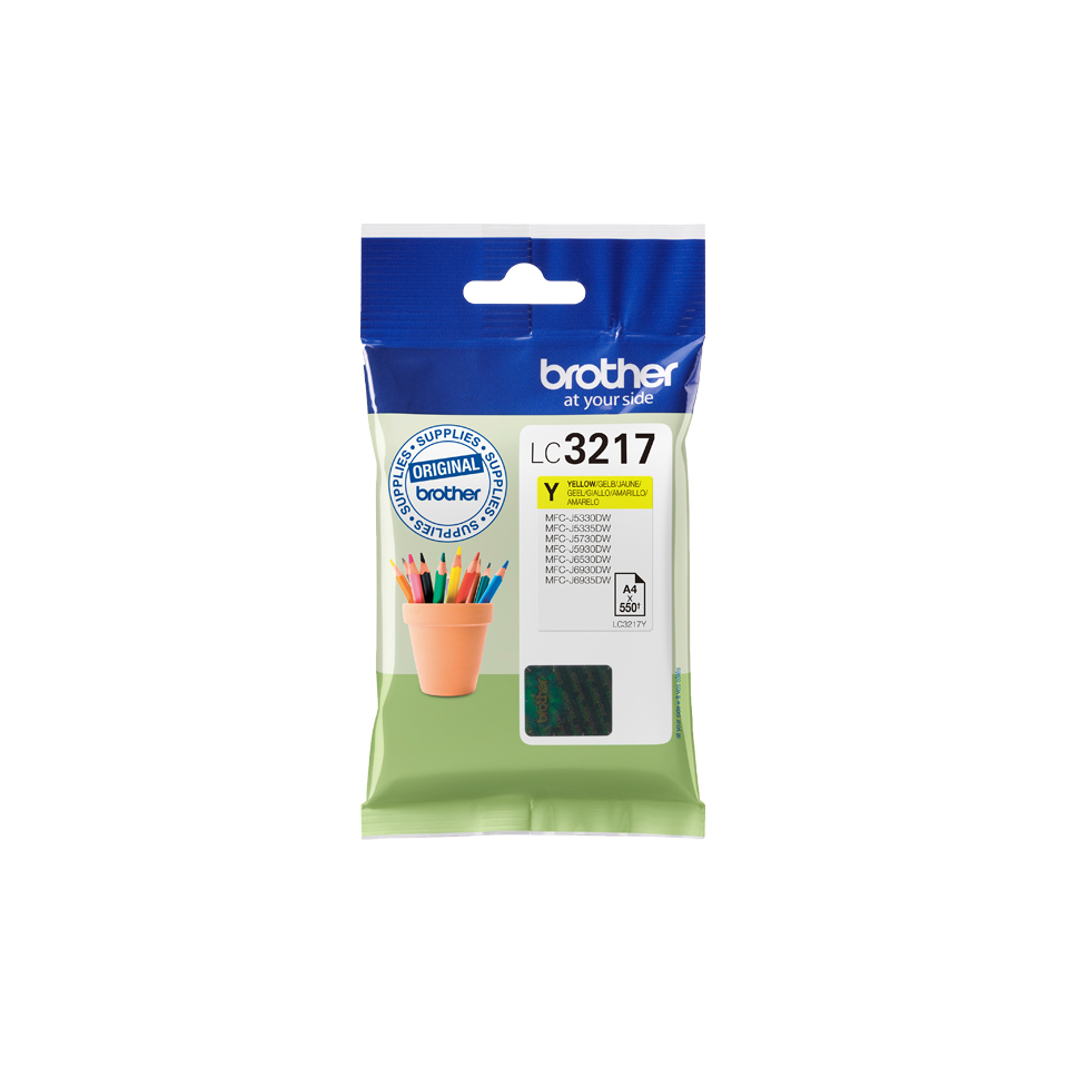 Brother LC-3217Y 550Seiten Gelb Tintenpatrone