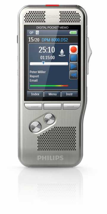 Philips Pocket Memo digitales Diktiergerät DPM8000/00