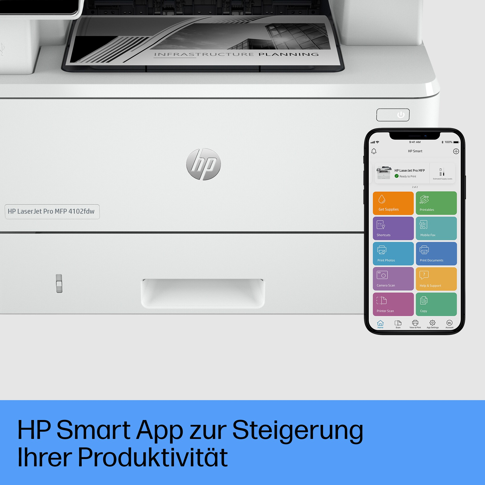 HP Laserjet Pro MFP 4102fdw 4in1 Multifunktionsdrucker 95036898_0013147124