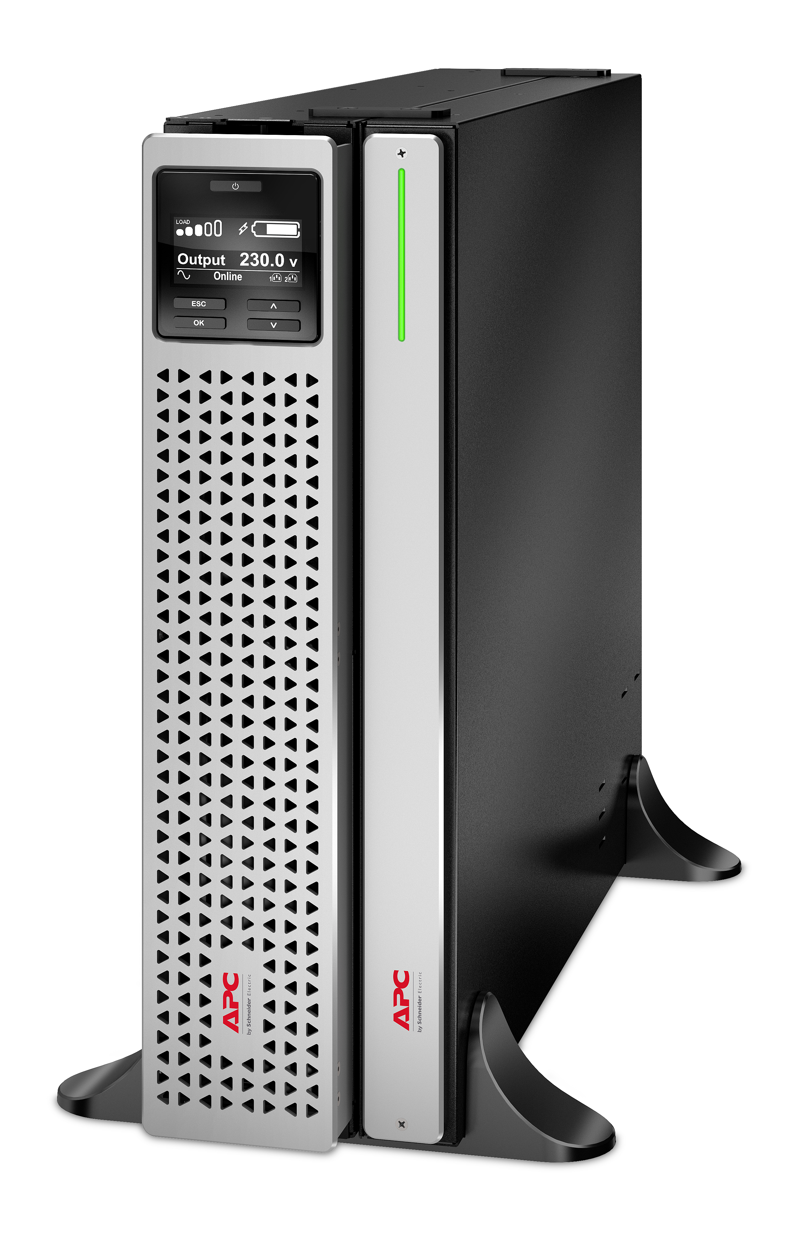 APC SRTL1500RMXLI Unterbrechungsfreie Stromversorgung (UPS) Doppelwandler (Online) 1500 VA 1350 W 8 AC-Ausgänge