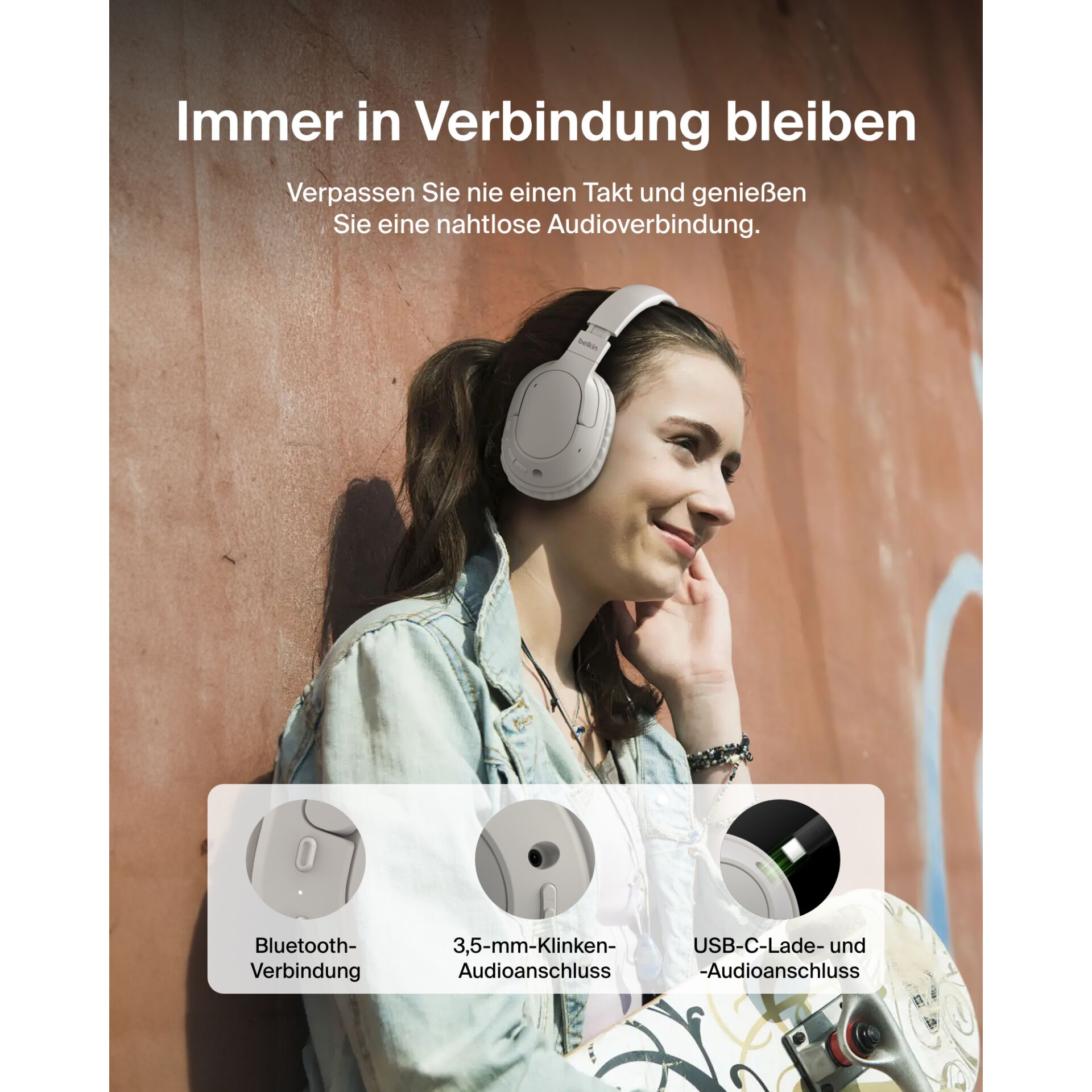 Belkin Soundform Surround sand Over-Ear, kabellos    AUD009hqSA 139815_16